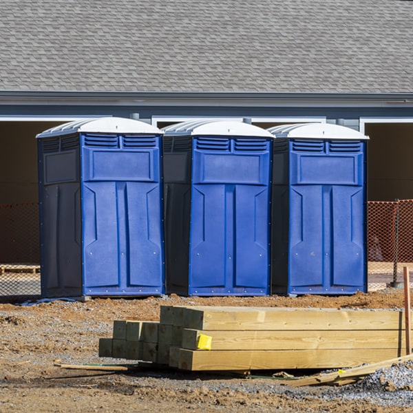 what is the cost difference between standard and deluxe porta potty rentals in Eastland